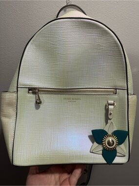 Henri Bendel Iridescent White Mini Backpack